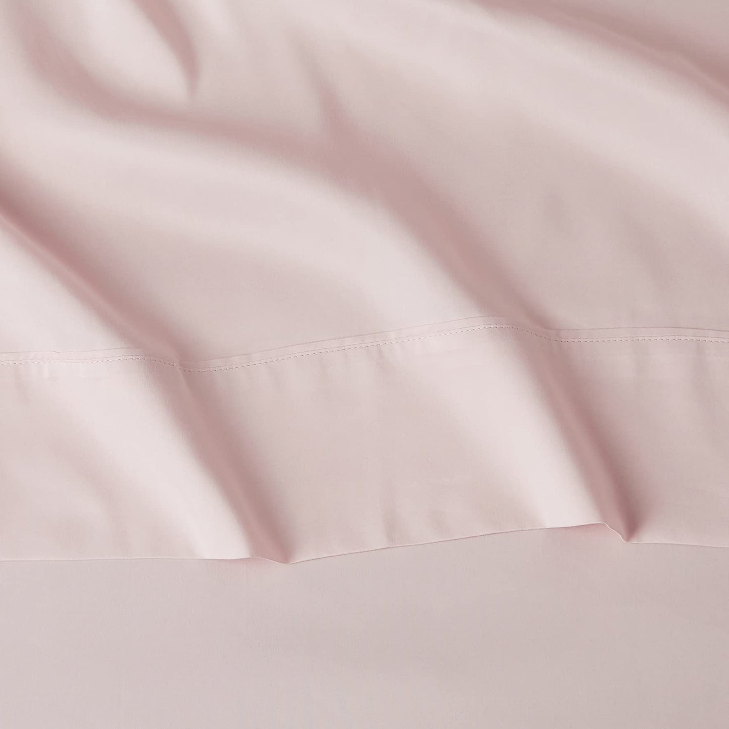 Amazon Basics Lightweight Super Soft Easy Care Microfiber 4-Piece Bed Sheet Set with 14-Inch Deep Pockets, Queen, Blush Pink, Solid